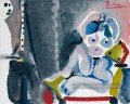 Le peintre et fils modèle 1965 cubisme Pablo Picasso